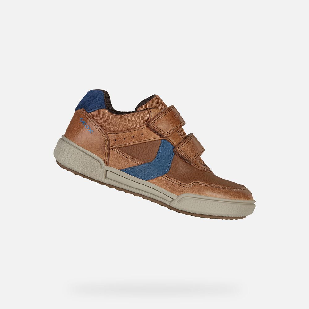 Geox Erkek Çocuk Spor Ayakkabı Kahverengi - Poseido - NQH-093241